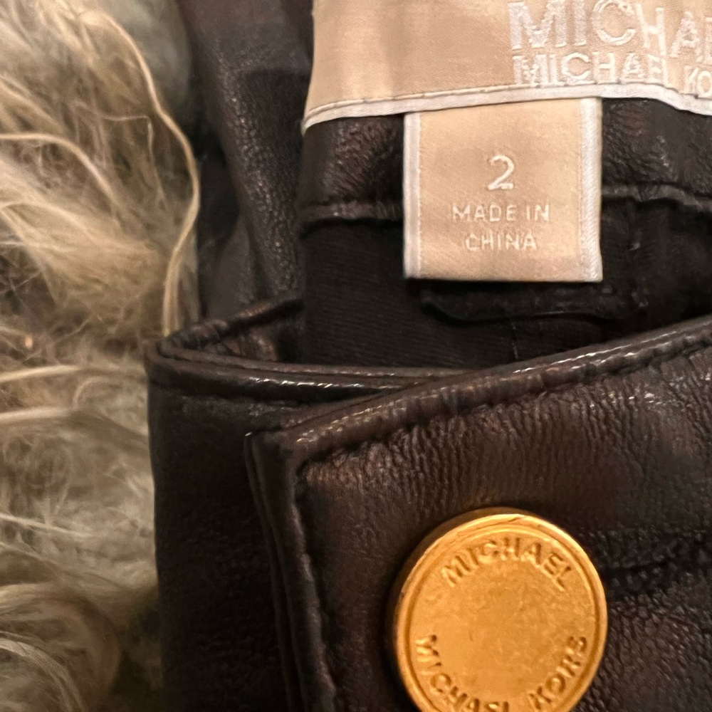 Michael Cors leather pants